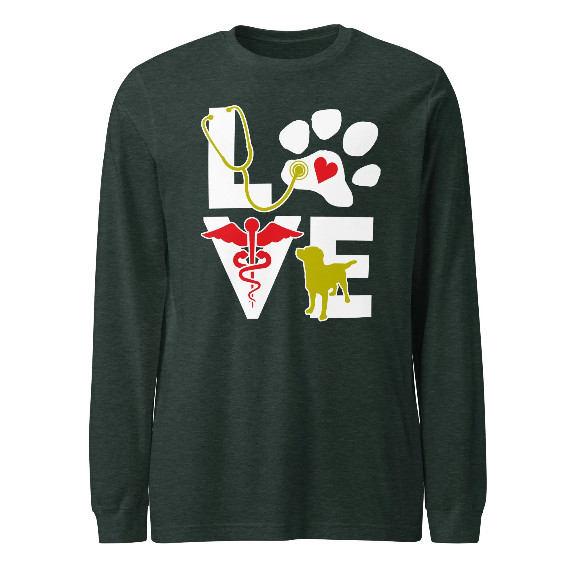 Love Dog Unisex Long Sleeve Tee