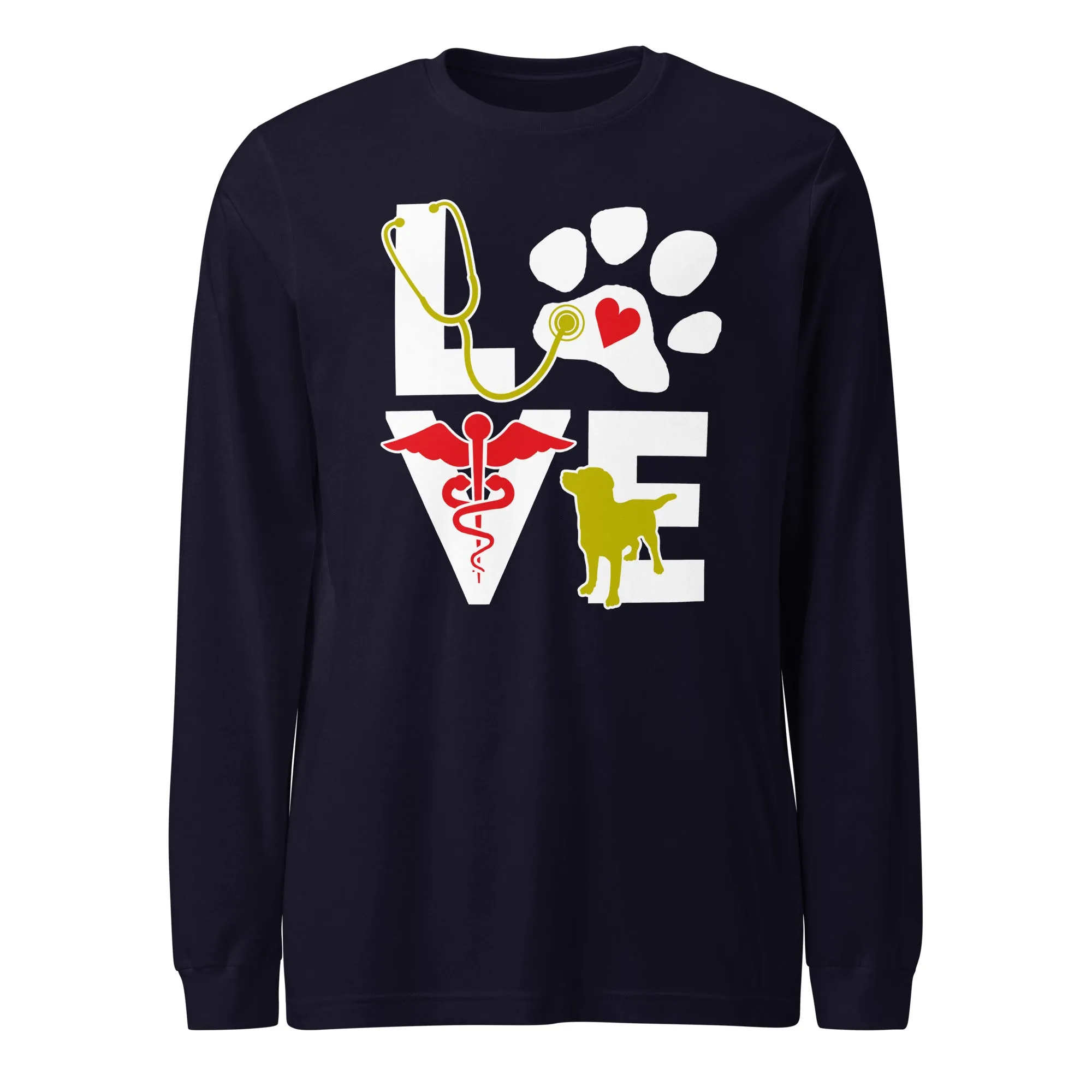 Love Dog Unisex Long Sleeve Tee