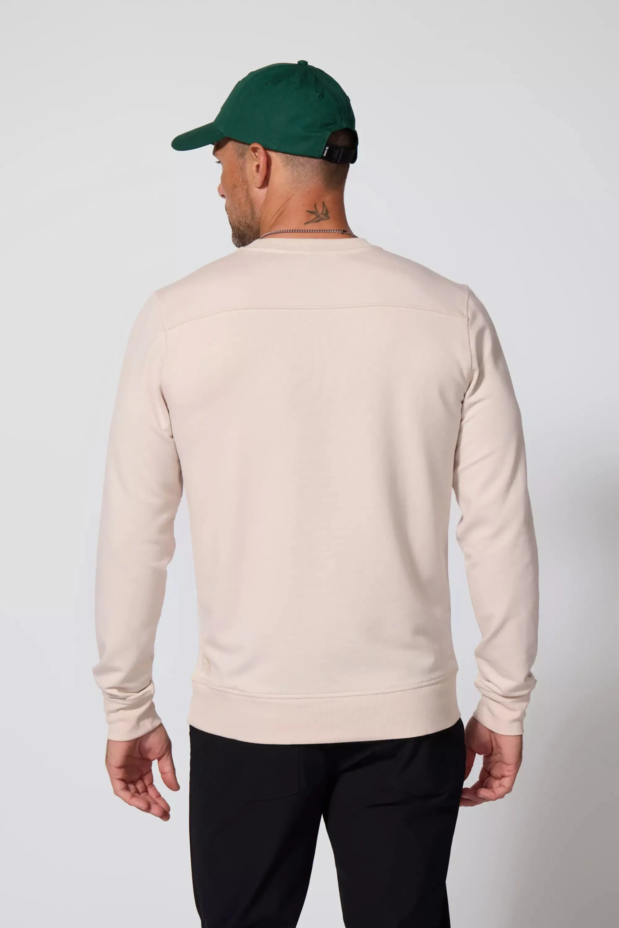 Men's Cozy Fleece Pullover - Stone