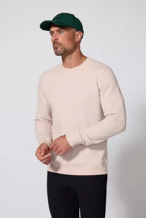 Men's Cozy Fleece Pullover - Stone