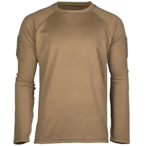 Mil-Tec Tactical Quick Dry Long Sleeve Shirt Dark Coyote