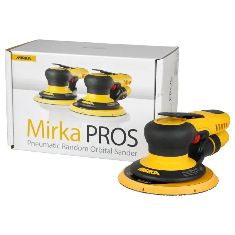 MIRKA PROS 650CV 150mm 5mm Orbit Pneumatic Sander Central Vacuum