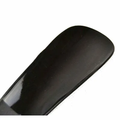 One-pair 12cm Professional Black Plastic Shoe Horn