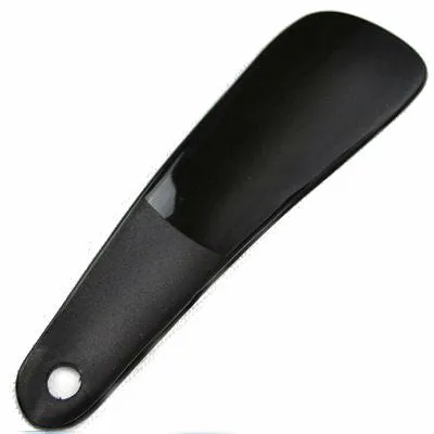 One-pair 12cm Professional Black Plastic Shoe Horn