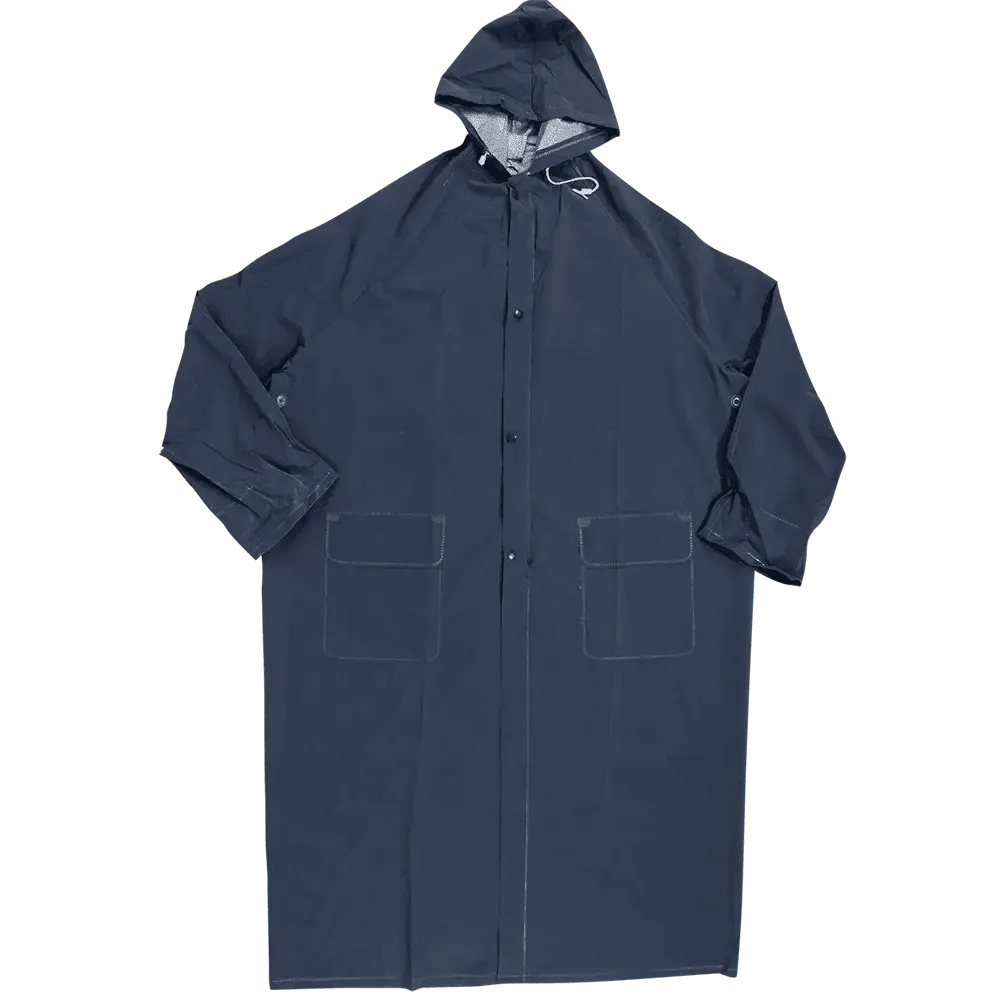 Rubberised rain coats