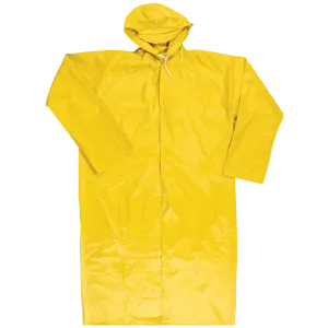 Rubberised rain coats