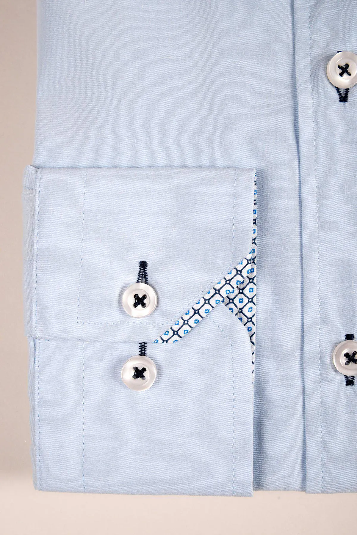 SERGIO - Sky Blue Long Sleeve Shirt