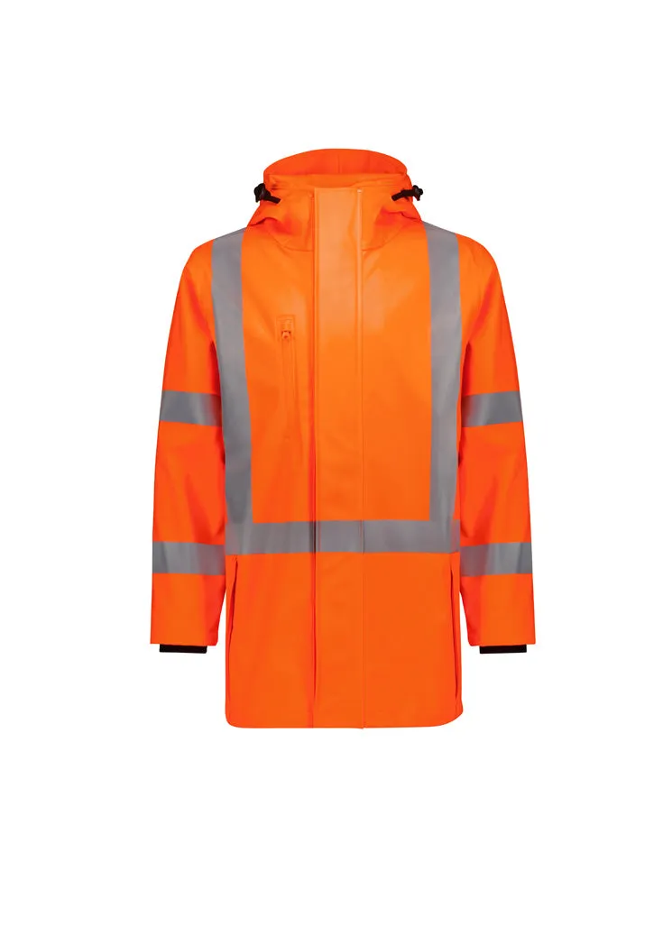 Syzmik Mens Hi Vis X Back Heavy Duty Waterproof Jacket (ZJ620)