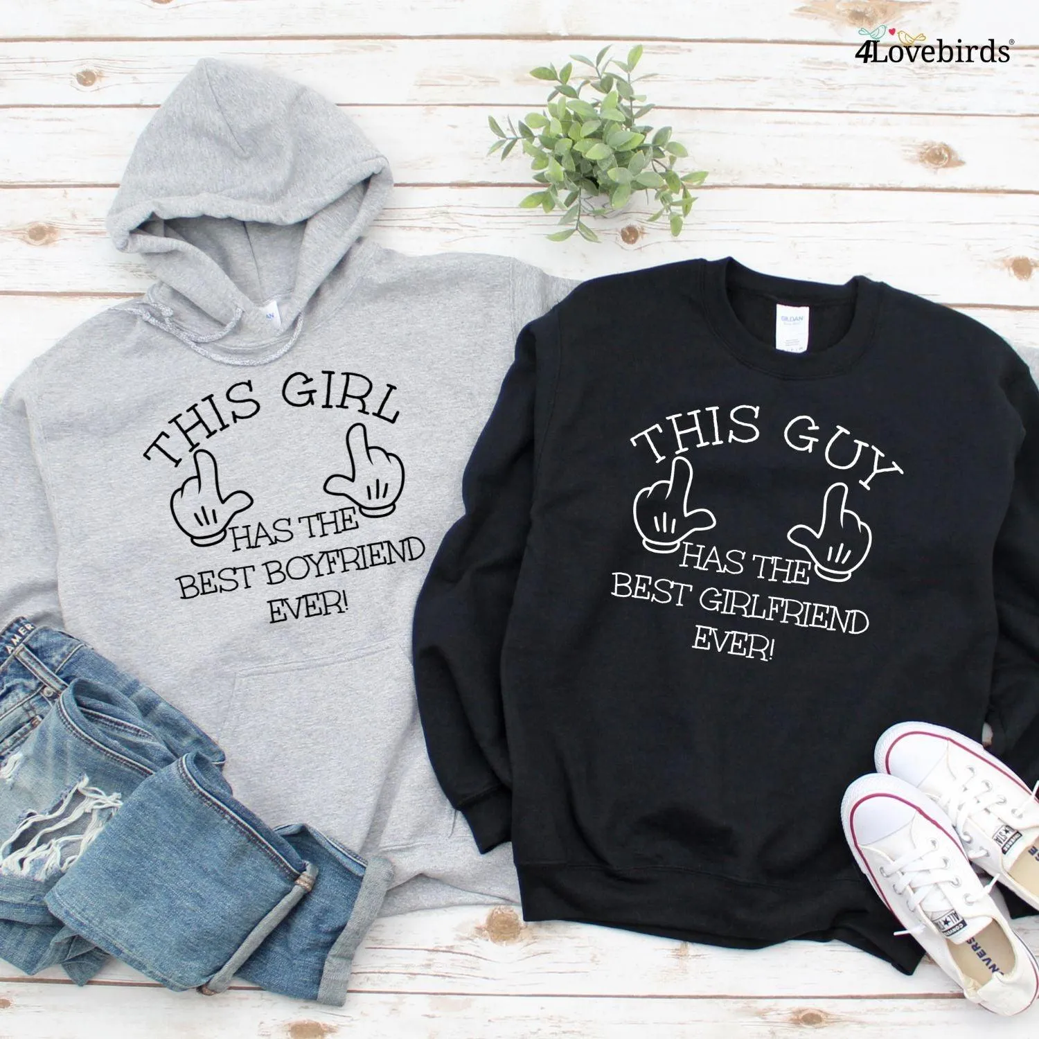 This Guy/Girl Has The Best Girlfriend/Boyfriend Ever - Cute Matching Outfits Set For Him and Her