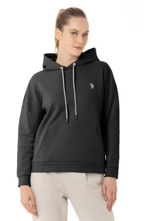 US POLO WOMENS ICON LOGO HOODIE