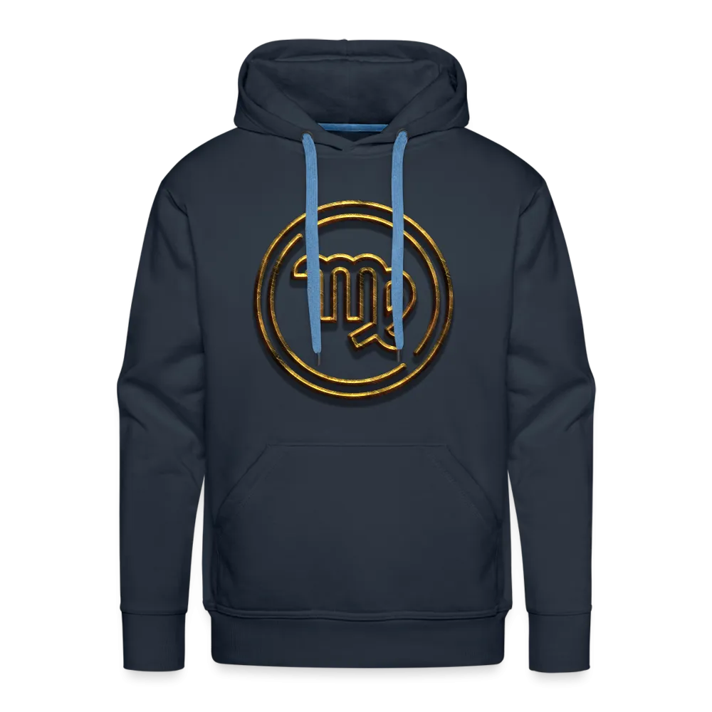 Virgo Gold 3D Men’s Premium Hoodie