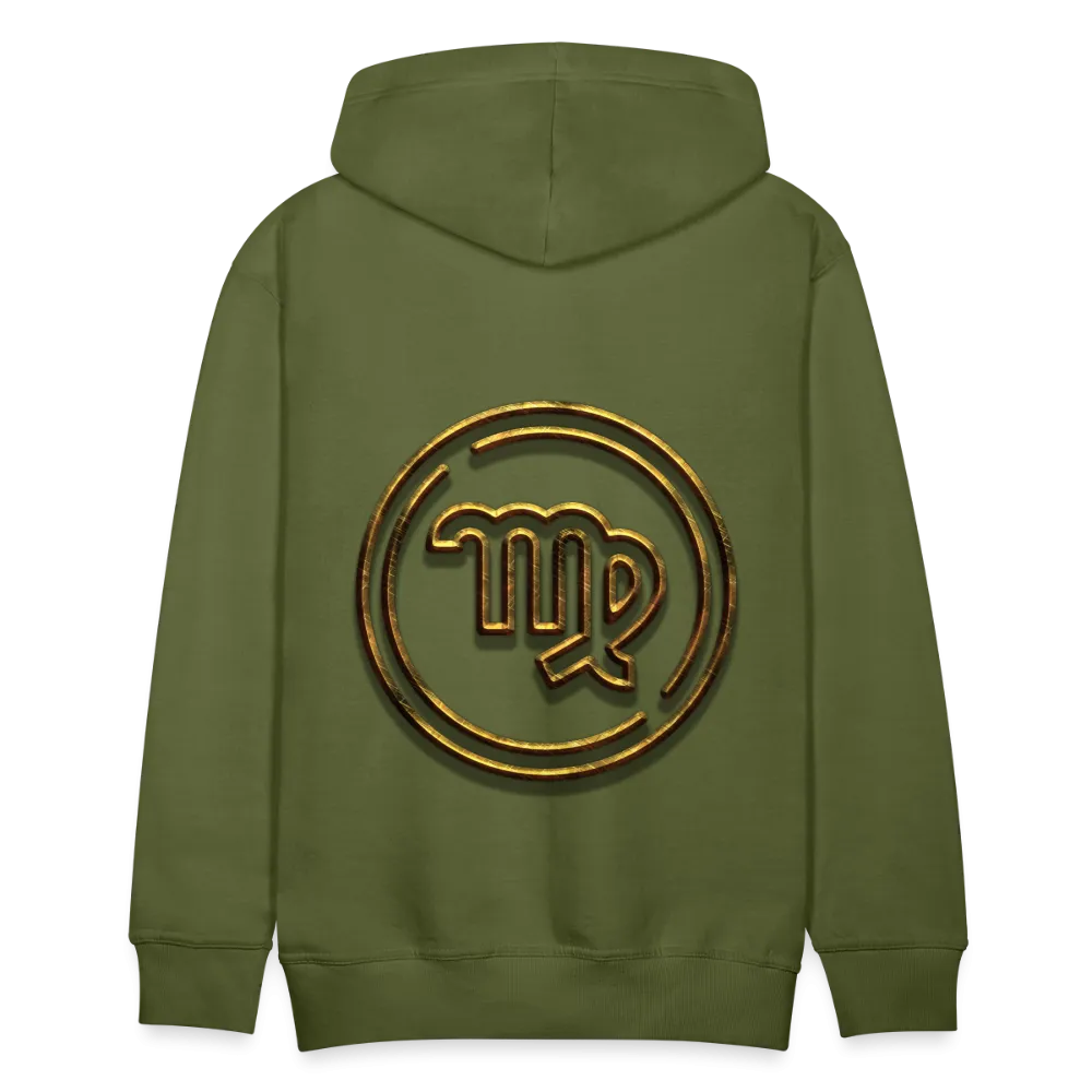 Virgo Gold 3D Men’s Premium Hoodie