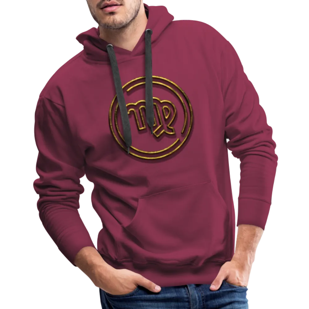 Virgo Gold 3D Men’s Premium Hoodie