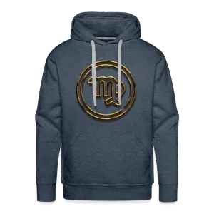 Virgo Gold 3D Men’s Premium Hoodie