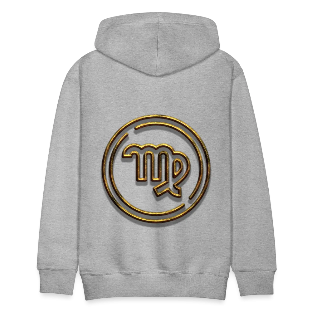 Virgo Gold 3D Men’s Premium Hoodie