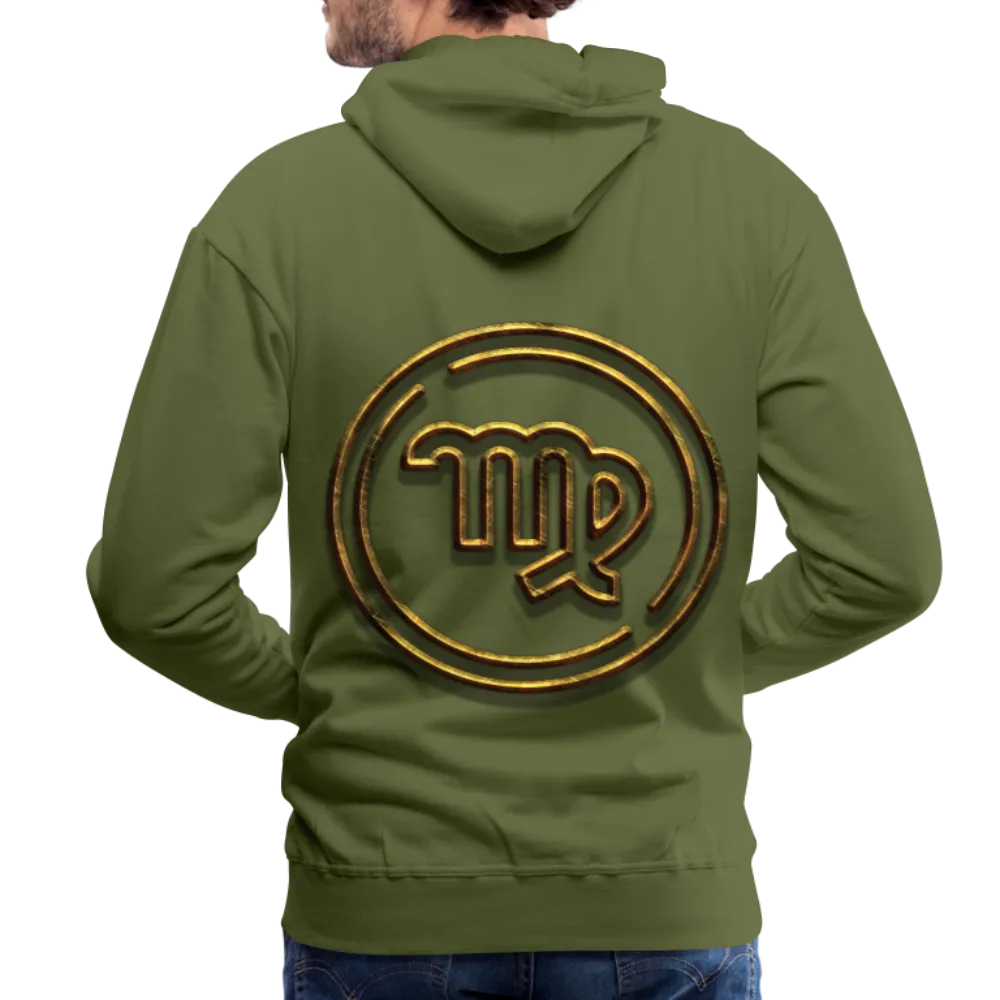 Virgo Gold 3D Men’s Premium Hoodie