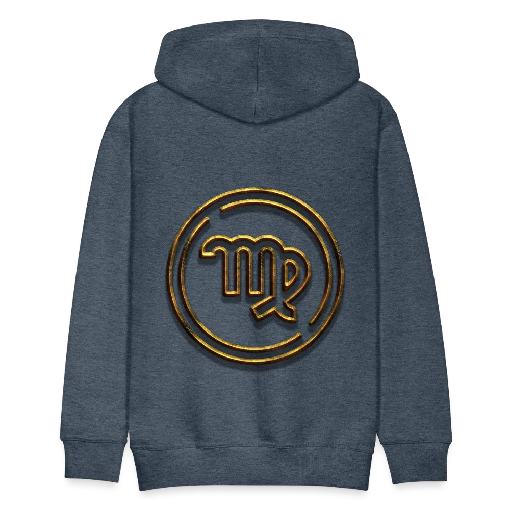 Virgo Gold 3D Men’s Premium Hoodie