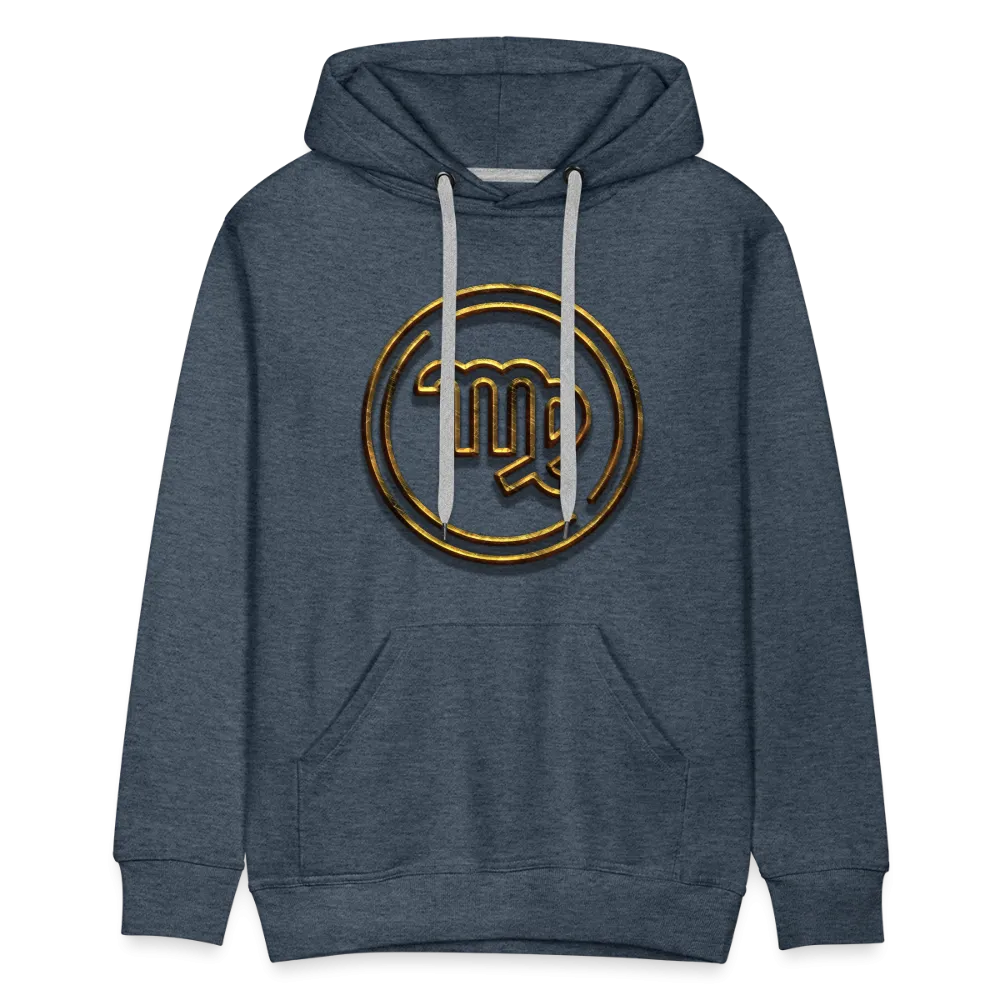 Virgo Gold 3D Men’s Premium Hoodie