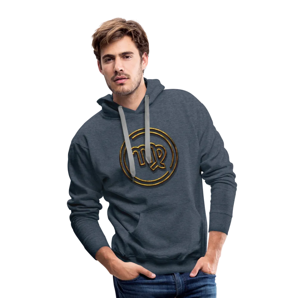 Virgo Gold 3D Men’s Premium Hoodie