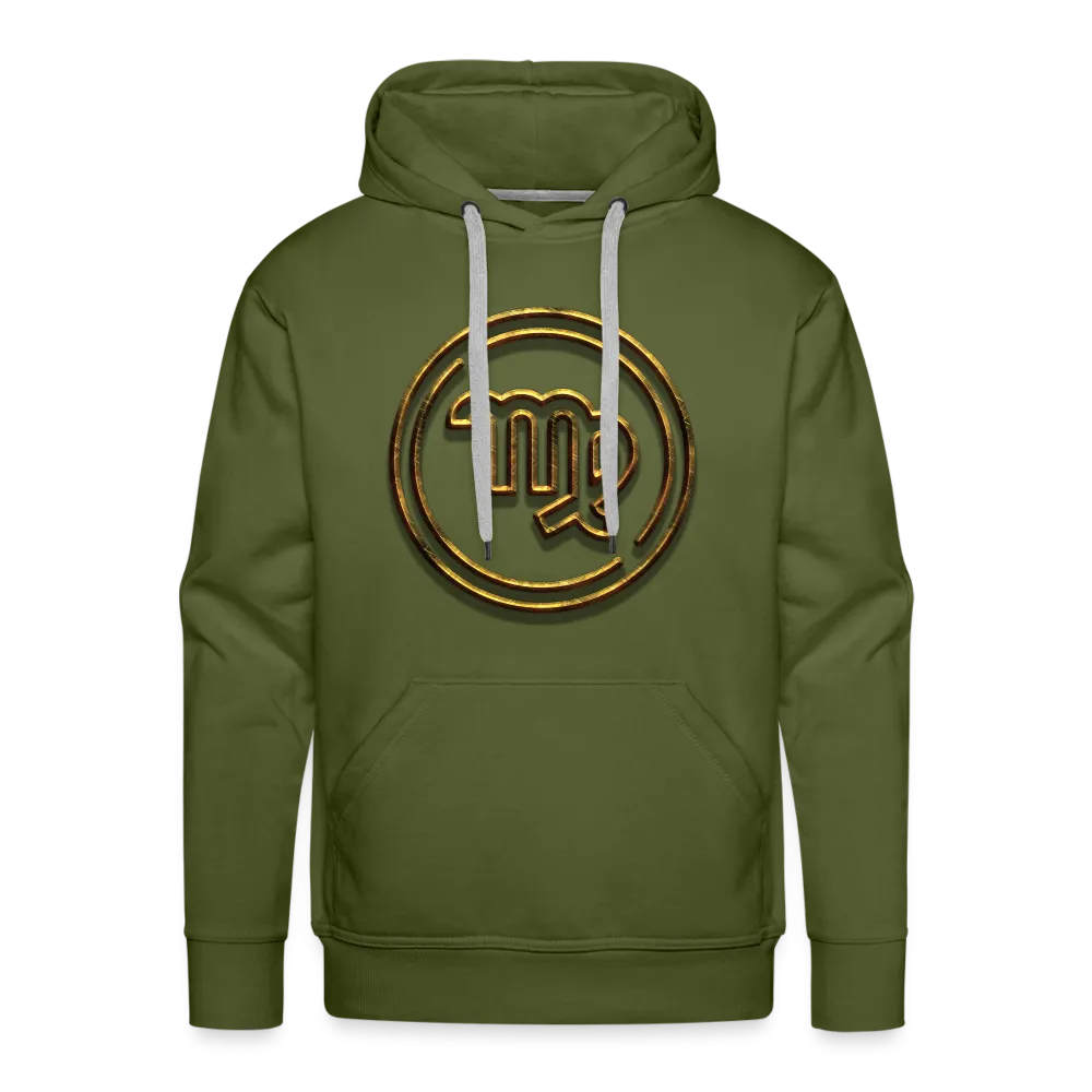 Virgo Gold 3D Men’s Premium Hoodie