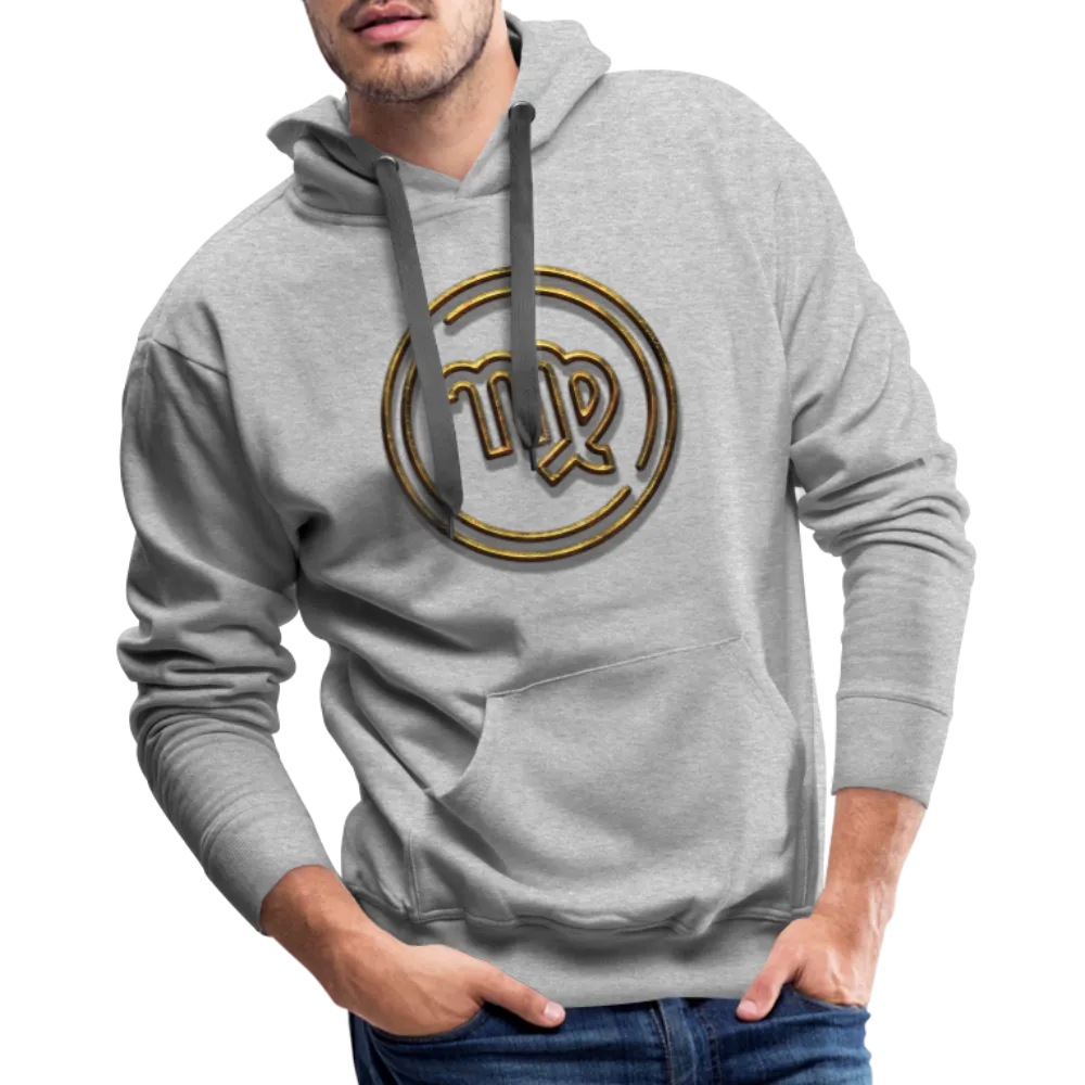 Virgo Gold 3D Men’s Premium Hoodie