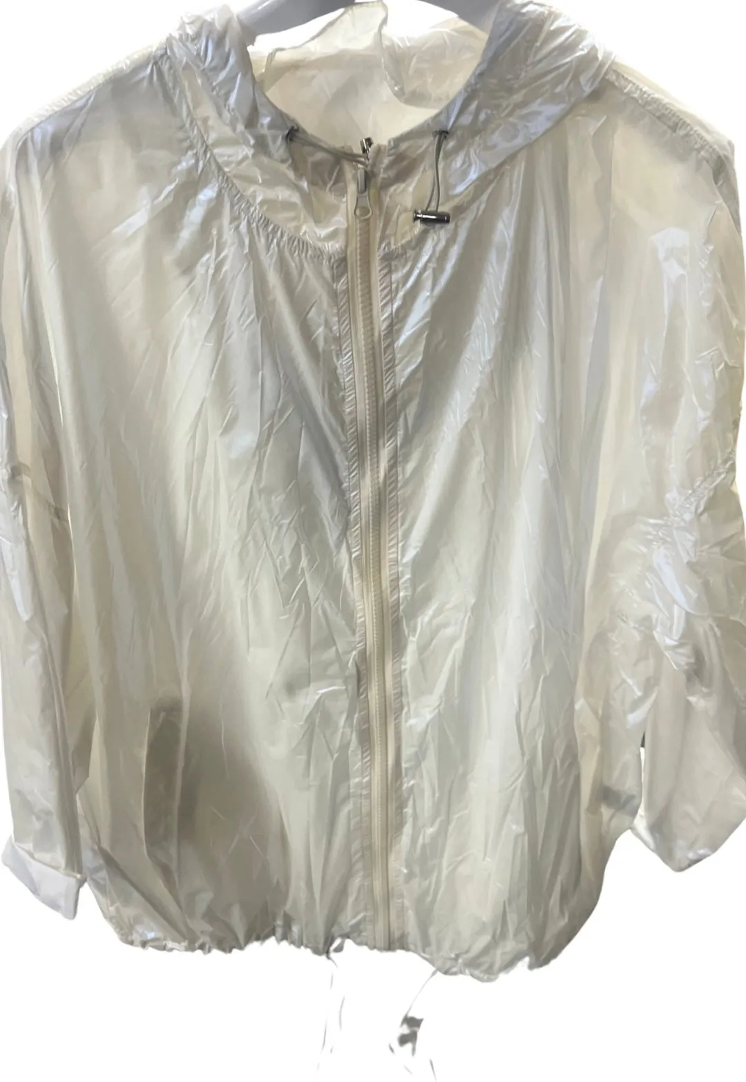 Waterproof jacket iridescent